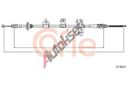 COFLE Tan lanko parkovac brzdy CFL 17.6027, 17.6027