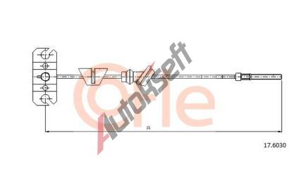 COFLE Tan lanko parkovac brzdy CFL 17.6030, 17.6030