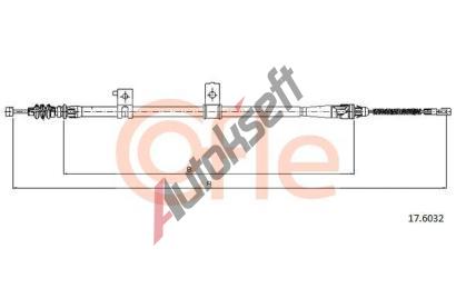 COFLE Tan lanko parkovac brzdy CFL 17.6032, 17.6032