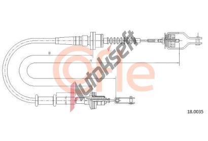 COFLE Spojkov lanko CFL 18.0035, 18.0035