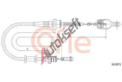 COFLE Spojkov lanko CFL 18.0071, 18.0071