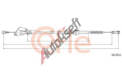 COFLE Spojkov lanko CFL 18.2511, 18.2511