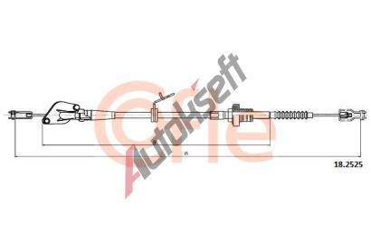 COFLE Spojkov lanko CFL 18.2525, 18.2525
