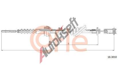 COFLE Spojkov lanko CFL 18.3010, 18.3010