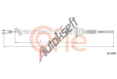COFLE Spojkov lanko CFL 18.3500, 18.3500