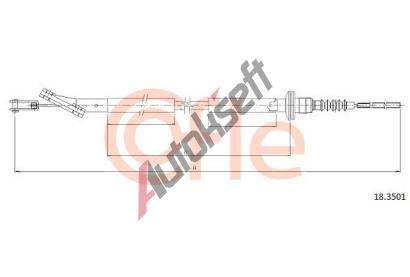 COFLE Spojkov lanko CFL 18.3501, 18.3501