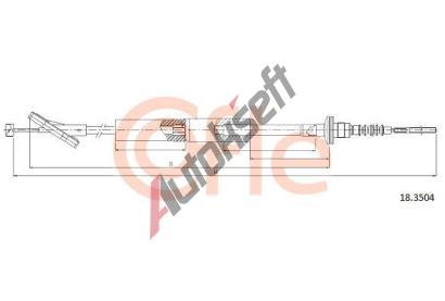 COFLE Spojkov lanko CFL 18.3504, 18.3504