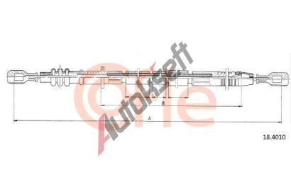COFLE Spojkov� lanko CFL 18.4010, 18.4010