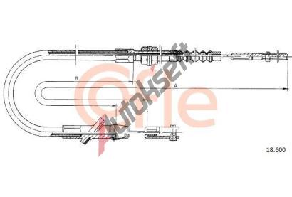 COFLE Spojkov� lanko CFL 18.600, 18.600