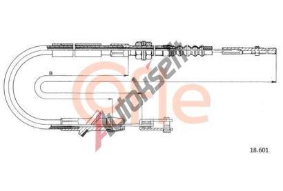 COFLE Spojkov� lanko CFL 18.601, 18.601