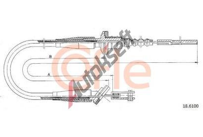 COFLE Spojkov lanko CFL 18.6100, 18.6100