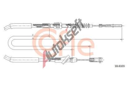 COFLE Spojkov lanko CFL 18.6103, 18.6103