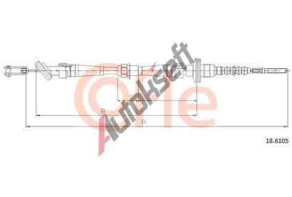 COFLE Spojkov� lanko CFL 18.6105, 18.6105