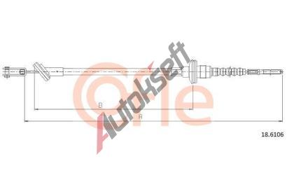 COFLE Spojkov lanko CFL 18.6106, 18.6106
