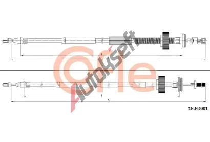 COFLE Ta�n� lanko parkovac� brzdy CFL 1E.FD001, 1E.FD001