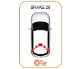 COFLE Tažné lanko parkovací brzdy CFL 1E.LR002, 1E.LR002