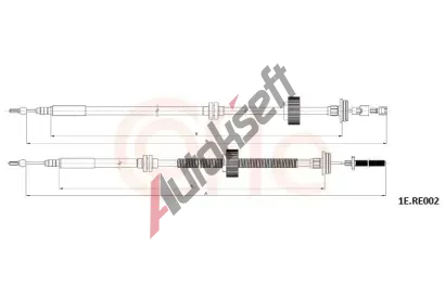 COFLE Ta�n� lanko parkovac� brzdy CFL 1E.RE002, 1E.RE002