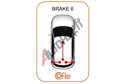 COFLE Ta�n� lanko parkovac� brzdy CFL 20.160B078, 20.160B078