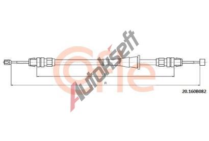 COFLE Ta�n� lanko parkovac� brzdy CFL 20.160B082, 20.160B082