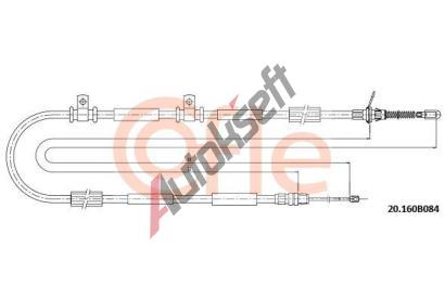 COFLE Tan lanko parkovac brzdy CFL 20.160B084, 20.160B084