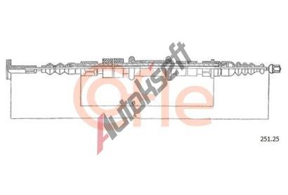 COFLE Tan lanko parkovac brzdy CFL 251.25, 251.25