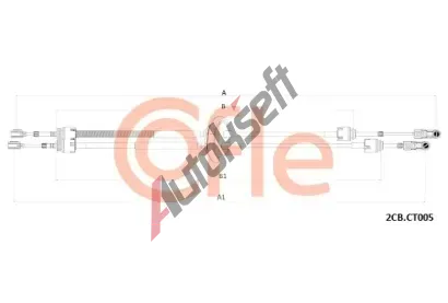 COFLE Tan lanko run pevodovky CFL 2CB.CT005, 2CB.CT005