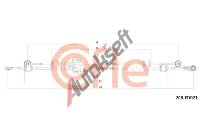 COFLE Tažné lanko ruční převodovky CFL 2CB.FD021, 2CB.FD021 COFLE Tažné lanko ruční převodovky CFL 2CB.FD021, 2CB.FD021