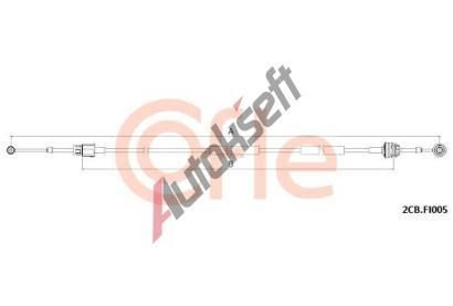 COFLE Tažné lanko ruční převodovky CFL 2CB.FI005, 2CB.FI005 COFLE Tažné lanko ruční převodovky CFL 2CB.FI005, 2CB.FI005