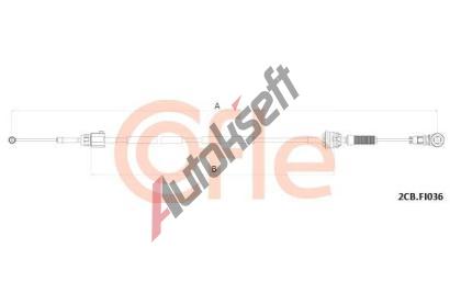 COFLE Tažné lanko ruční převodovky CFL 2CB.FI036, 2CB.FI036 COFLE Tažné lanko ruční převodovky CFL 2CB.FI036, 2CB.FI036