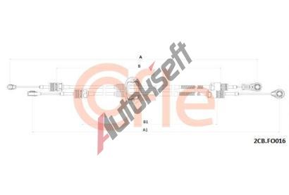 COFLE Tažné lanko ruční převodovky CFL 2CB.FO016, 2CB.FO016 COFLE Tažné lanko ruční převodovky CFL 2CB.FO016, 2CB.FO016