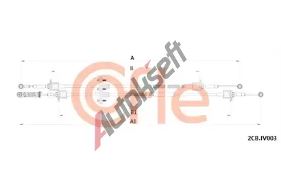 COFLE Tan lanko run pevodovky CFL 2CB.IV003, 2CB.IV003