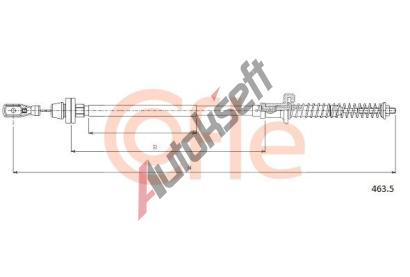 COFLE Lanko ped�lu plynu CFL 463.5, 463.5