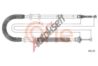 COFLE Tan lanko parkovac brzdy CFL 641.10, 641.10