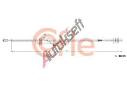 COFLE Tan lanko parkovac brzdy CFL 92.1.FD024, 92.1.FD024