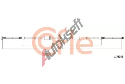 COFLE Tan lanko parkovac brzdy CFL 92.1.FI033, 92.1.FI033