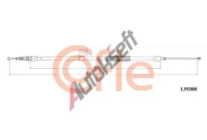 COFLE Tan lanko parkovac brzdy CFL 92.1.PE008, 92.1.PE008