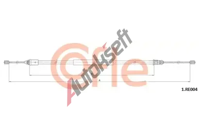 COFLE Tan lanko parkovac brzdy CFL 92.1.RE004, 92.1.RE004
