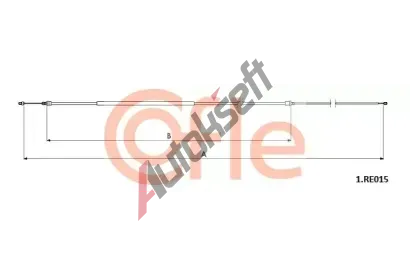 COFLE Ta�n� lanko parkovac� brzdy CFL 92.1.RE015, 92.1.RE015