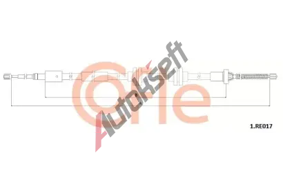 COFLE Tažné lanko parkovací brzdy CFL 92.1.RE017, 92.1.RE017 COFLE Tažné lanko parkovací brzdy CFL 92.1.RE017, 92.1.RE017