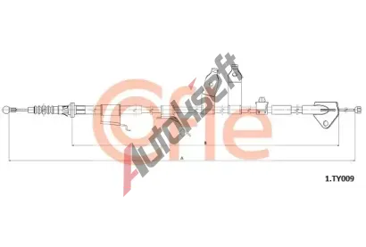 COFLE Ta�n� lanko parkovac� brzdy CFL 92.1.TY009, 92.1.TY009