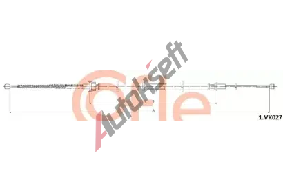 COFLE Ta�n� lanko parkovac� brzdy CFL 92.1.VK027, 92.1.VK027