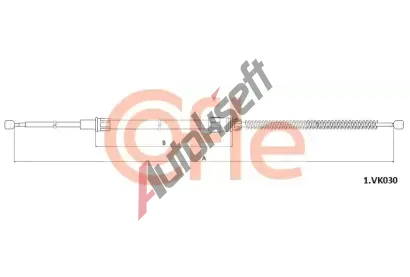 COFLE Ta�n� lanko parkovac� brzdy CFL 92.1.VK030, 92.1.VK030