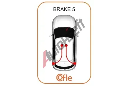 COFLE Tan lanko parkovac brzdy CFL 92.10.6236, 92.10.6236
