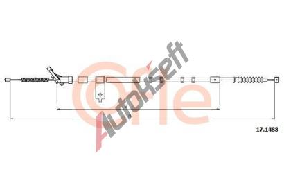 COFLE Tan lanko parkovac brzdy CFL 92.17.1488, 92.17.1488