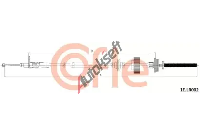 COFLE Tažné lanko parkovací brzdy CFL 92.1E.LR002, 92.1E.LR002 COFLE Tažné lanko parkovací brzdy CFL 92.1E.LR002, 92.1E.LR002