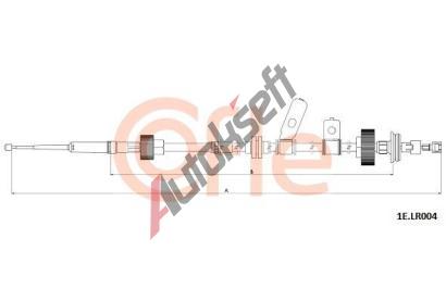 COFLE Tan lanko parkovac brzdy CFL 92.1E.LR004, 92.1E.LR004