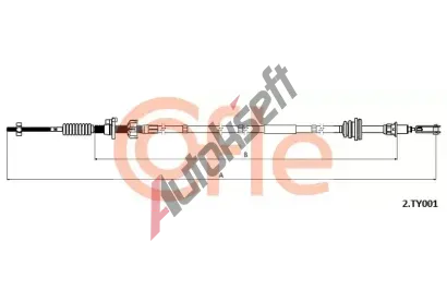 COFLE Spojkov lanko CFL 92.2.TY001, 92.2.TY001