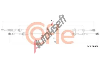 COFLE Tan lanko run pevodovky CFL 92.2CB.AR001, 92.2CB.AR001
