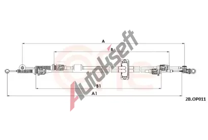 COFLE Tažné lanko ruční převodovky CFL 92.2CB.OP011, 92.2CB.OP011 COFLE Tažné lanko ruční převodovky CFL 92.2CB.OP011, 92.2CB.OP011
