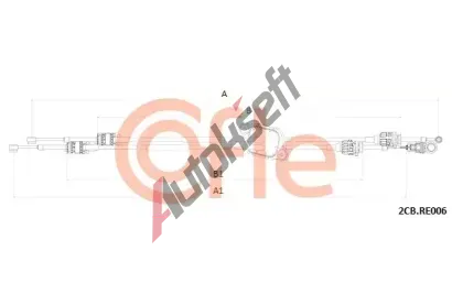 COFLE Tan lanko run pevodovky CFL 92.2CB.RE006, 92.2CB.RE006